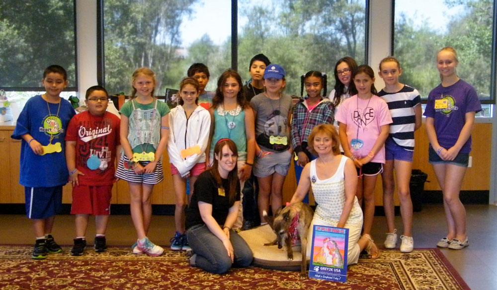 Christine Dorchak and Zoe visit Potter League Summer Camp